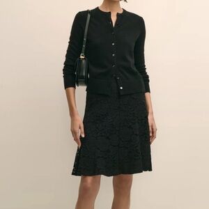 Brooks Brothers silk Blend Button Down Navy Cardigan Sweater Womens Sz Small